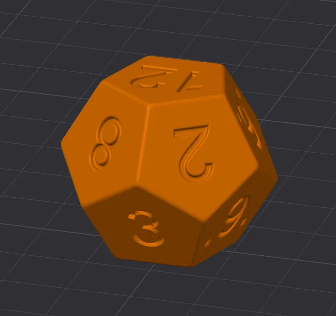 Xúc Xắc D12 (Dodecahedron Dice) – In 3D Dễ Dàng - Image 1