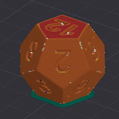 Xúc Xắc D12 (Dodecahedron Dice) – In 3D Dễ Dàng