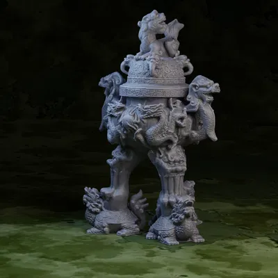 Lư hương chùa Vĩnh Nghiêm (Vinh Nghiem Incense Burner)