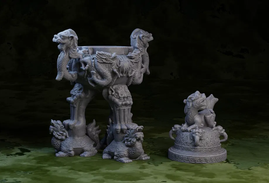 Lư hương chùa Vĩnh Nghiêm (Vinh Nghiem Incense Burner) - Image 2