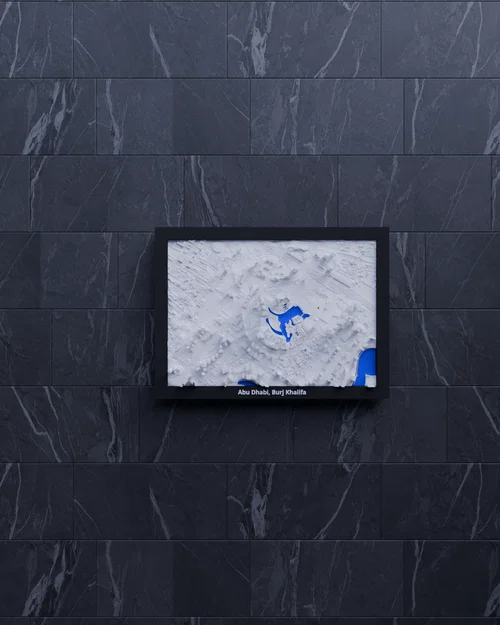 Abu Dhabi, Burj Khalifa, United Arab Emirates - Mô hình thu nhỏ 3D - Image 6