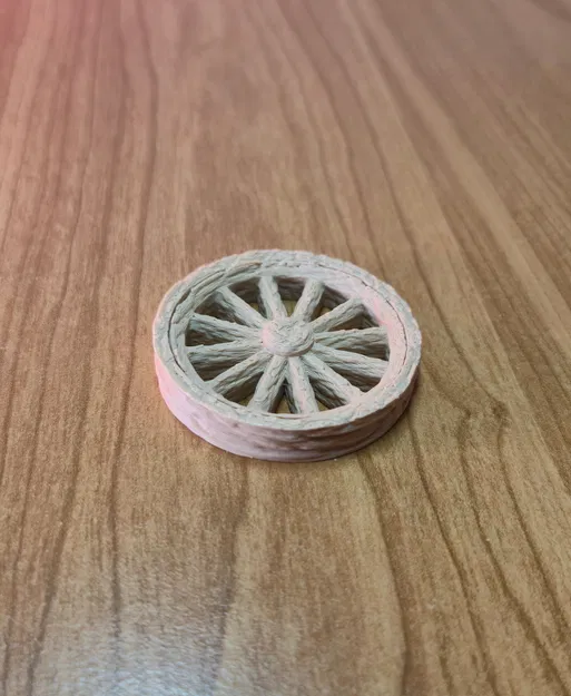 Nhẫn Fidget Bánh Xe Gỗ với Vành Ngoài Xoay (Spinning Rim) - Image 2