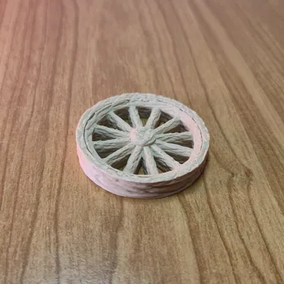 Nhẫn Fidget Bánh Xe Gỗ với Vành Ngoài Xoay (Spinning Rim)