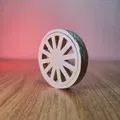 Nhẫn Fidget Bánh Xe Gỗ với Vành Ngoài Xoay (Spinning Rim) - Thumbnail 3