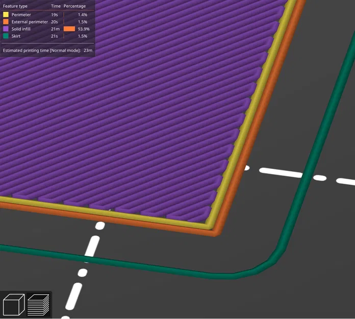 Bản in hiệu chuẩn Z offset (Z offset calibration print) - Image 1