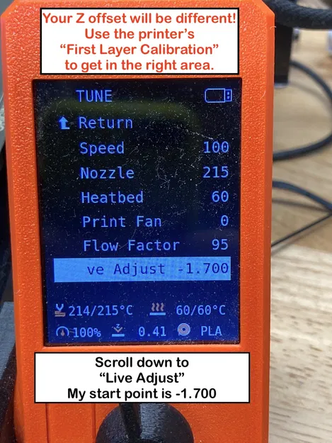 Bản in hiệu chuẩn Z offset (Z offset calibration print) - Image 4