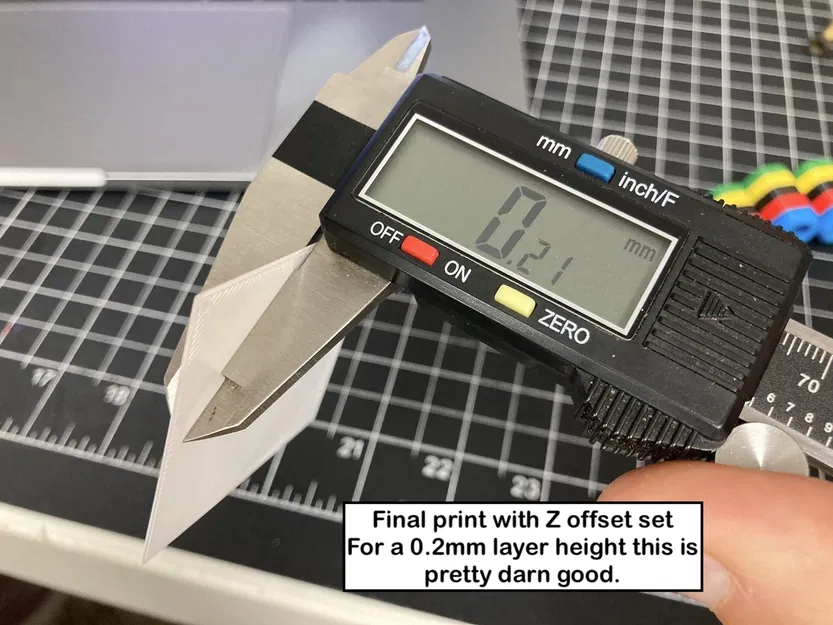 Bản in hiệu chuẩn Z offset (Z offset calibration print) - Image 9