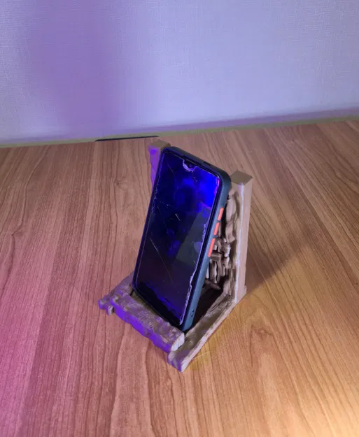 Kệ Đỡ Điện Thoại Trung Cổ – Phong Cách Cổng Gỗ - Image 3