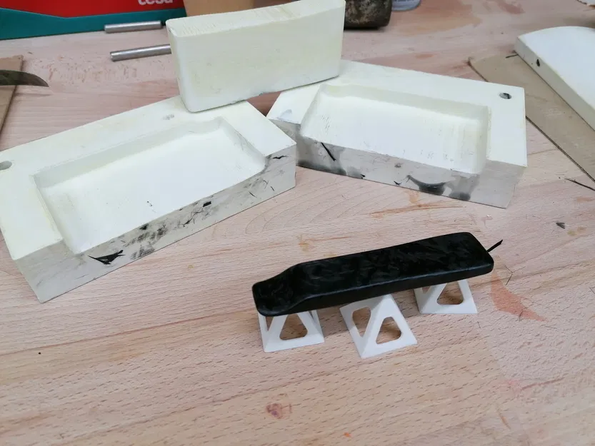 Khuôn Tire Lever Carbon Fiber Forged (Forged Carbon Fiber Tirelevermould) - Image 2