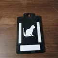 Kẹp thẻ ID hình mèo (Cat Id badge holder) - Thumbnail 1