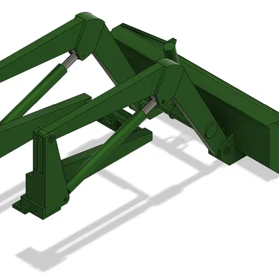Gầu xúc trước John Deere 48 - Tỷ lệ 1:8