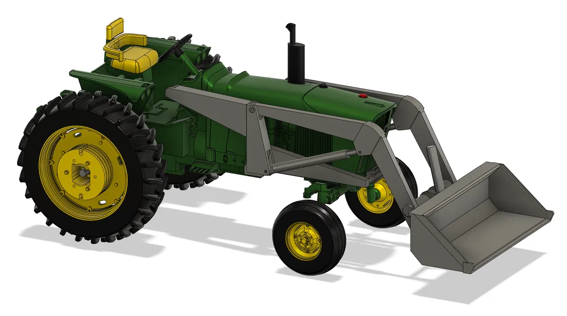 Gầu xúc trước John Deere 48 - Tỷ lệ 1:8 - Image 7