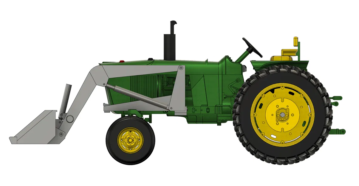 Gầu xúc trước John Deere 48 - Tỷ lệ 1:8 - Image 8