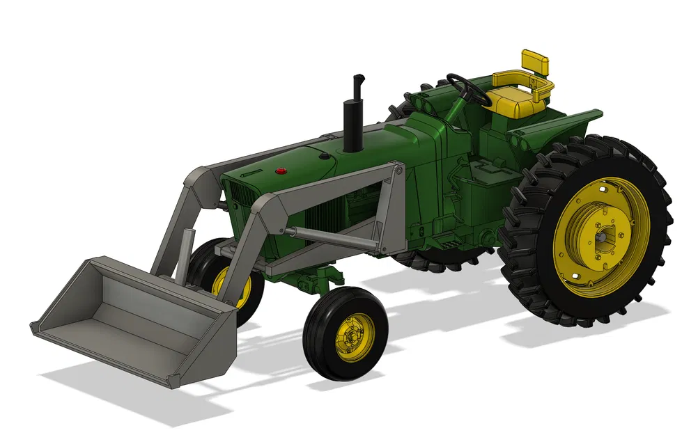 Gầu xúc trước John Deere 48 - Tỷ lệ 1:8 - Image 9