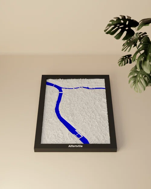 Alfortville, Pháp - Mô hình thu nhỏ 3D - Image 2