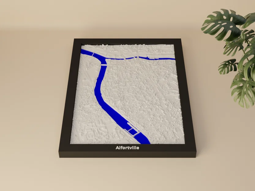 Alfortville, Pháp - Mô hình thu nhỏ 3D - Image 3