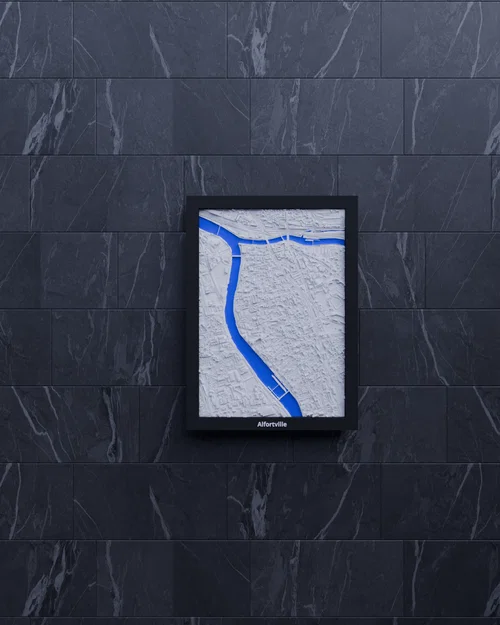 Alfortville, Pháp - Mô hình thu nhỏ 3D - Image 5