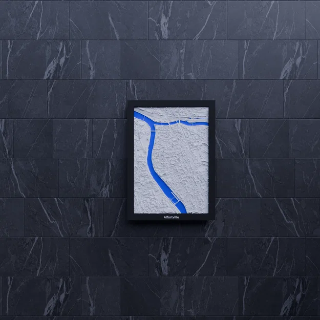 Alfortville, Pháp - Mô hình thu nhỏ 3D - Image 7