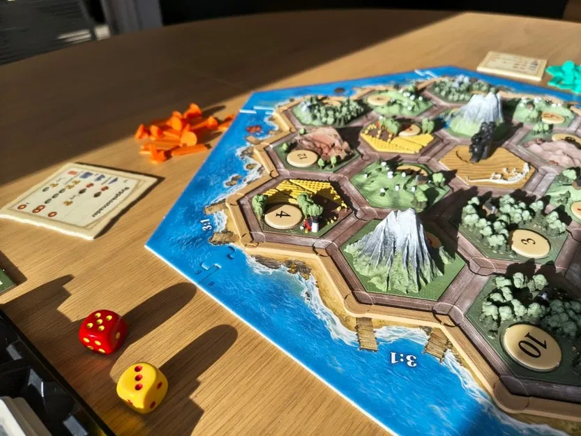 Viền biển mỏng Catan – dùng chung với viền biển giấy! - Image 1