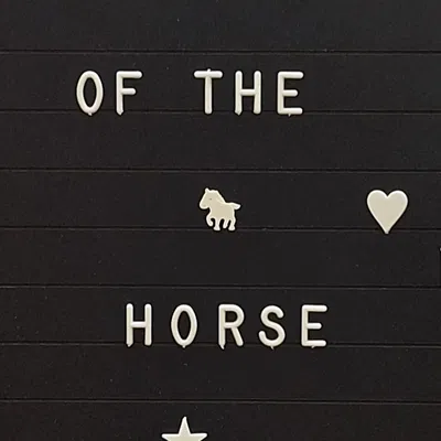 Bảng chữ - Ngựa (Letter Board - Horse)