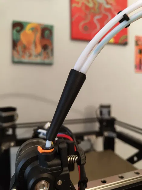 Bộ chia PTFE góc siêu thấp 4->1 - Image 1