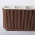 Khay đựng dao muỗng nĩa vân gân dọc (Ribbed Cutlery Organizer Caddy) - Thumbnail 2