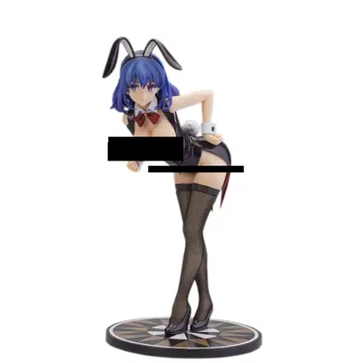 Cô gái thỏ Anime/Hentai với phần đầu màu xanh (Bunny Girl Blue Head)