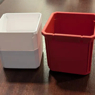 Bins double stack cho Packout Medium organizer (minimalist version)