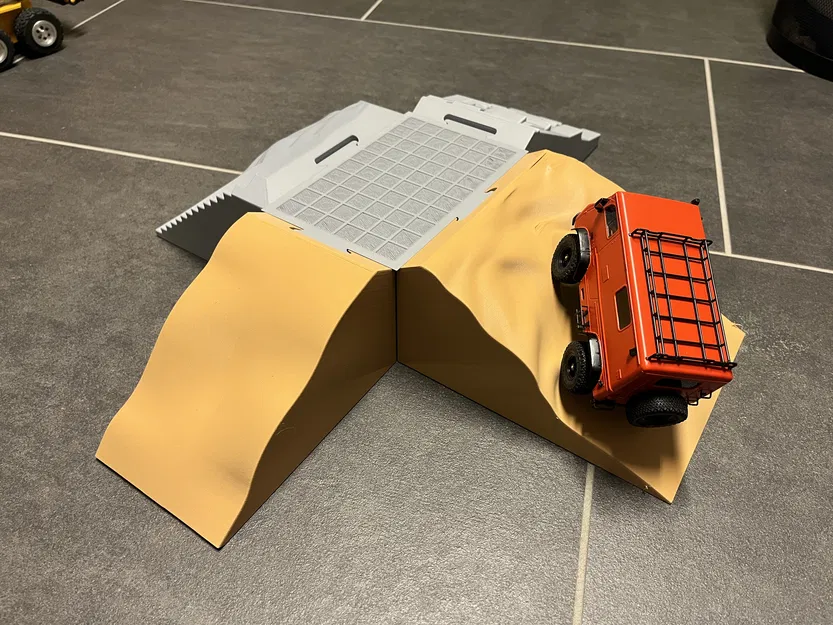 RC Crawling Track – Đường chạy crawling trong nhà in nhanh (vasemode) - Image 1