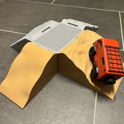 RC Crawling Track – Đường chạy crawling trong nhà in nhanh (vasemode)