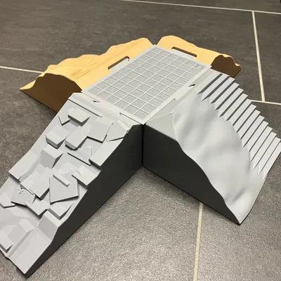 RC Crawling Track – Đường chạy crawling trong nhà in nhanh (vasemode)