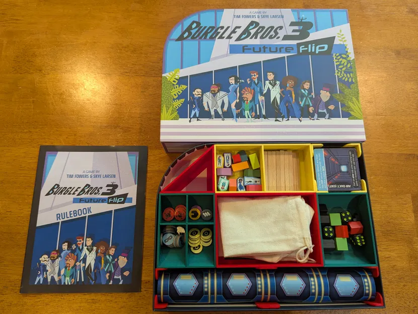 Burgle Bros. 3: Future Flip - Insert (bài có sleeve) - Image 1