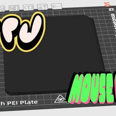 Mouse pad TPU kèm kê cổ tay (wrist rest)