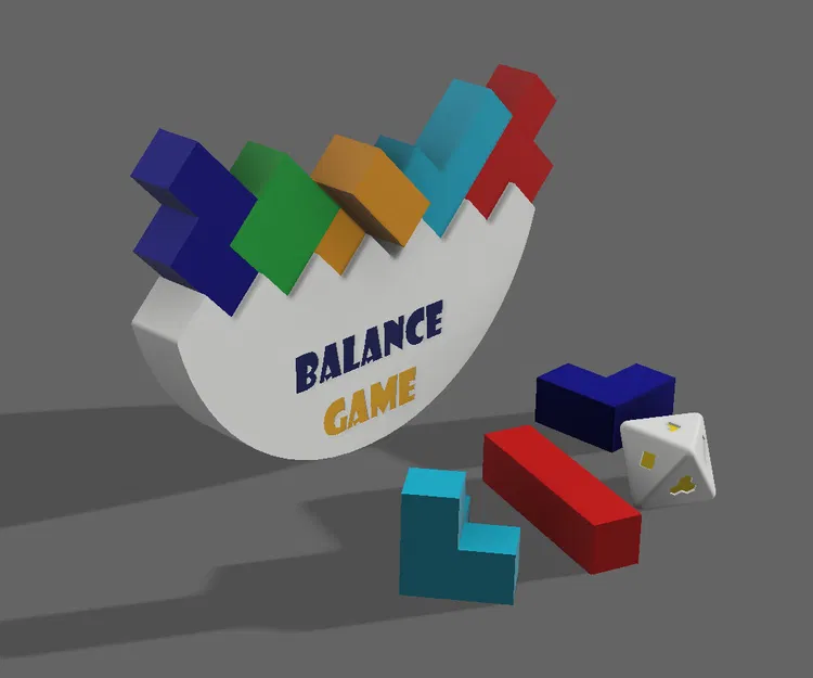 Trò chơi thăng bằng & xếp chồng in 3D V2 (3D Printable Balancing & Stacking Game V2) - Image 5