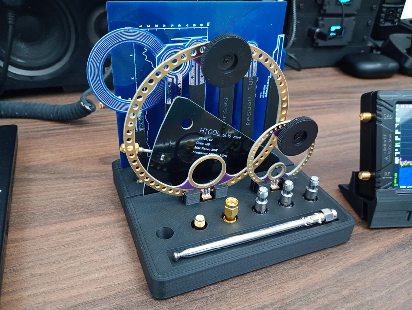 Giá đỡ EMF/EMI Antenna/Probe/Adaptor/Attenuator (ví dụ cho TinySA) - Image 1