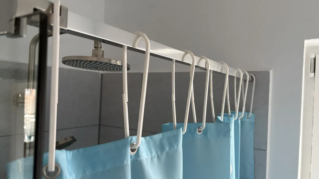 Móc treo rèm phòng tắm dài - Image 2