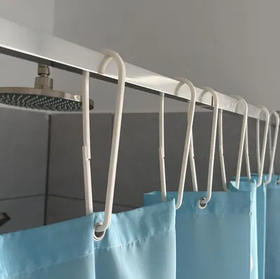 Móc treo rèm phòng tắm dài