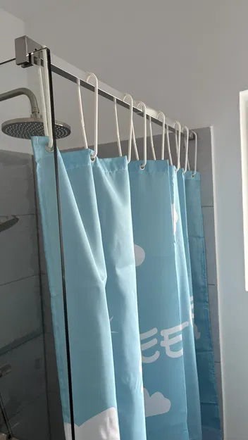 Móc treo rèm phòng tắm dài - Image 3
