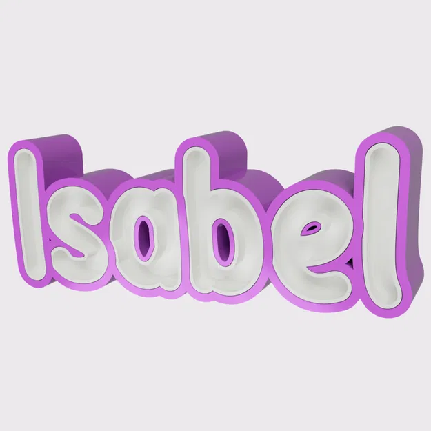 Isabel - Tên 3D - Image 2