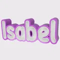 Isabel - Tên 3D - Thumbnail 2