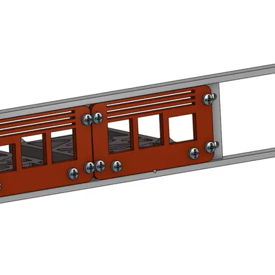 Gá rack 10" 1U gắn 3x RPi (Pimoroni NVME + RPi5 + PoE HAT F)