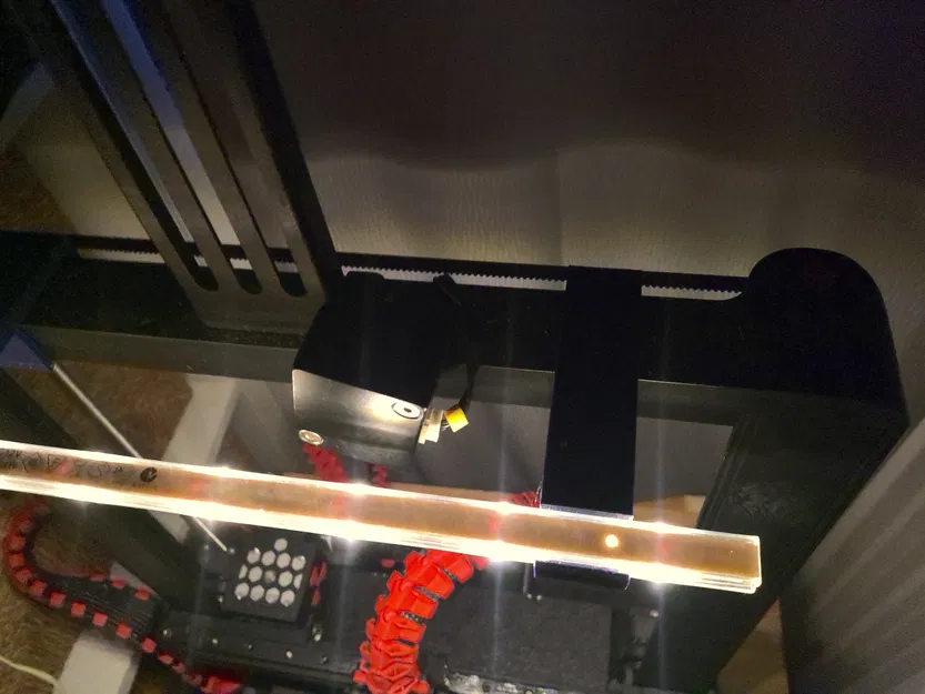 Ngàm snap-on gắn IKEA LEDBERG làm light bar cho Ender 3 V3 KE/SE (No Supports!) - Image 5