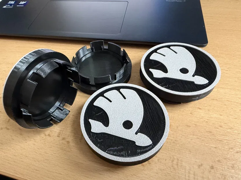 Nắp chụp mâm ALU ŠKODA 65mm / ALU Wheel Cap SKODA 65mm - Image 1