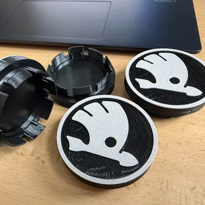 Nắp chụp mâm ALU ŠKODA 65mm / ALU Wheel Cap SKODA 65mm