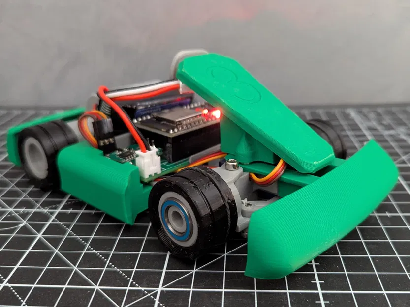 DIY RC GoCart - TableRacer (Xe GoCart RC mini chạy trong nhà) - Image 9