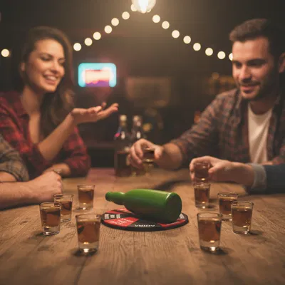 Trò Chơi Pub Tiệc Tùng Chai Quay (Spinning Bottle Party Pub Game)