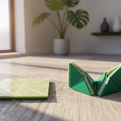 Origami paper – Khối lập phương gấp kiểu Yoshimoto