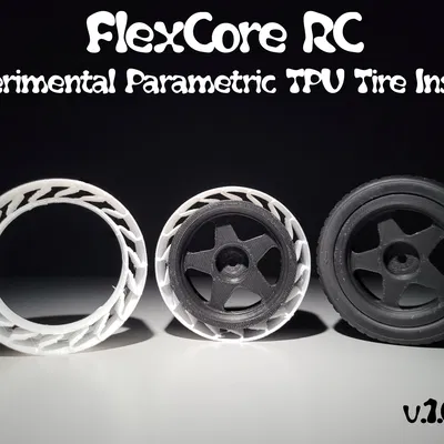 FlexCore RC: Lõi chèn lốp TPU tham số (Parametric) thử nghiệm