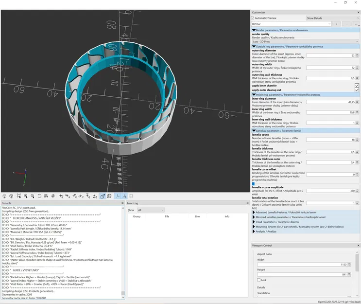 FlexCore RC: Lõi chèn lốp TPU tham số (Parametric) thử nghiệm - Image 6