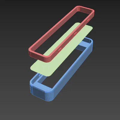 Vỏ đồng hồ ESP32 dev + MAX7219 (Clock housing)